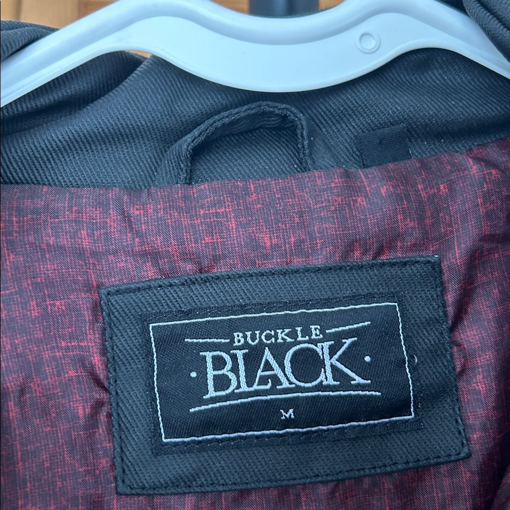 Buckle Black Men's Black Vest - Picture 4 of 4